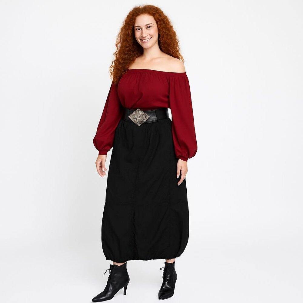 ZARA Black XS Balloon Skirt
